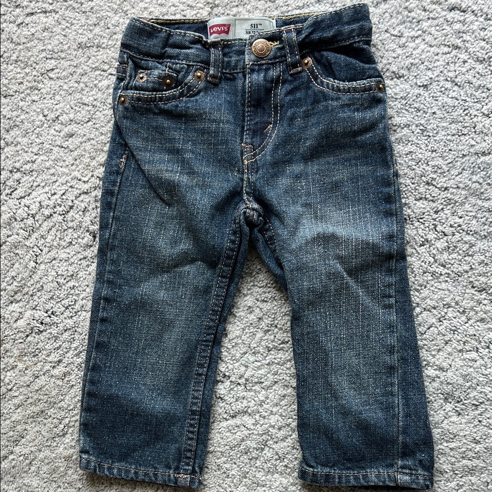Levi's Kids Dark Blue Jeans